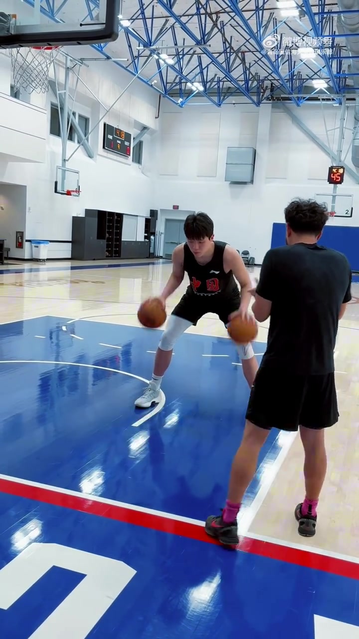 瀚森赴美日记 | 5月30日 出发去试训的早上继续练!加油瀚森!